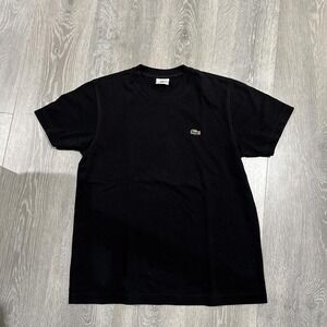 Black Lacoste streetwear T-shirt